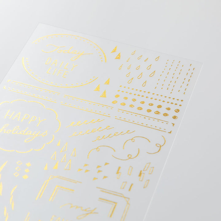 Midori Transfer Sticker Transfer Sticker Foil Geometric Pattern bei Nauli and Stories