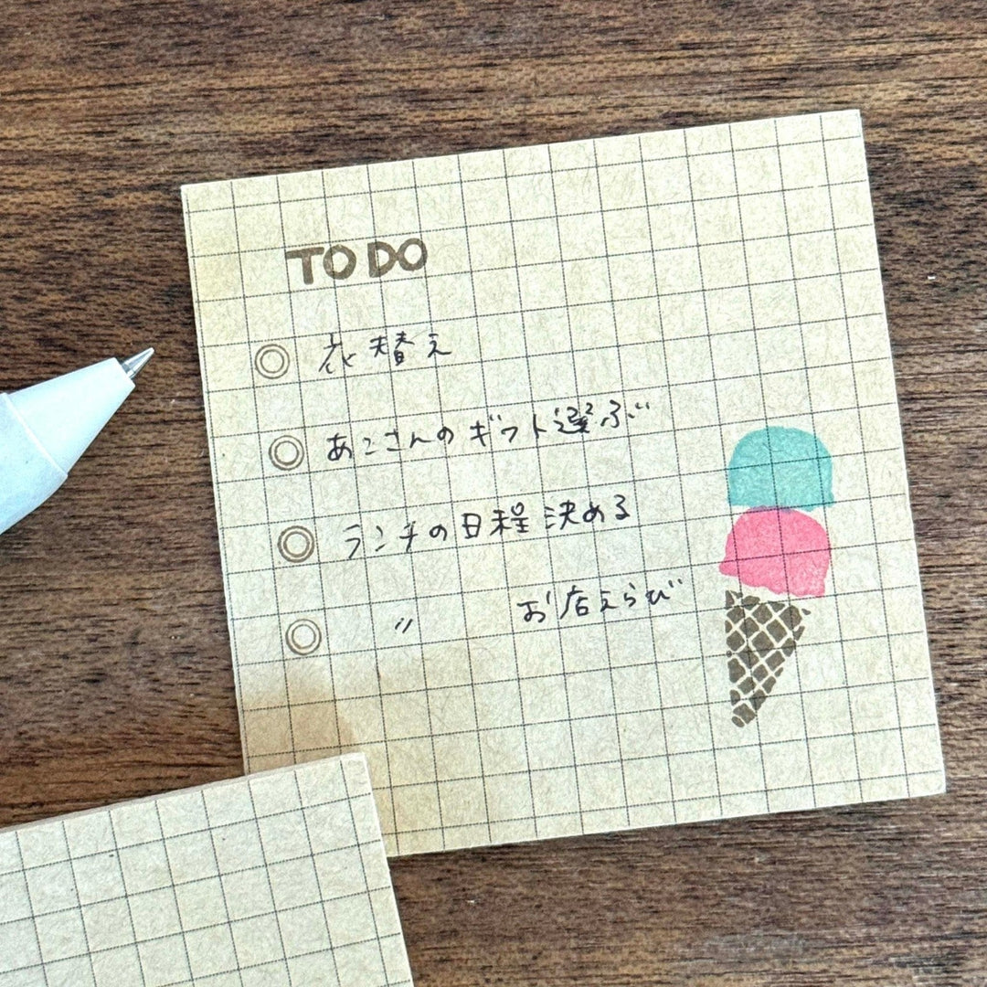 Mizushima Stempel JIZAI Clear Stamp COMBI Ice Cream bei Nauli and Stories