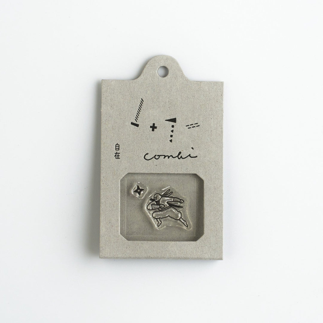 Mizushima Stempel JIZAI Clear Stamp COMBI NINJA bei Nauli and Stories