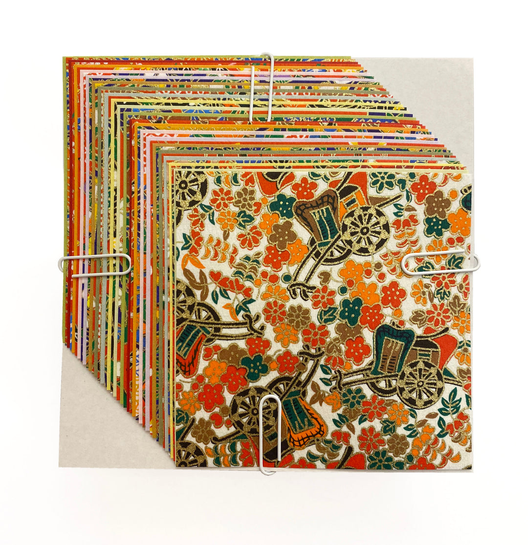 . Bastelpapier Origami- Papier Yuzen 10 x 10cm - 40 Blatt bei Nauli and Stories