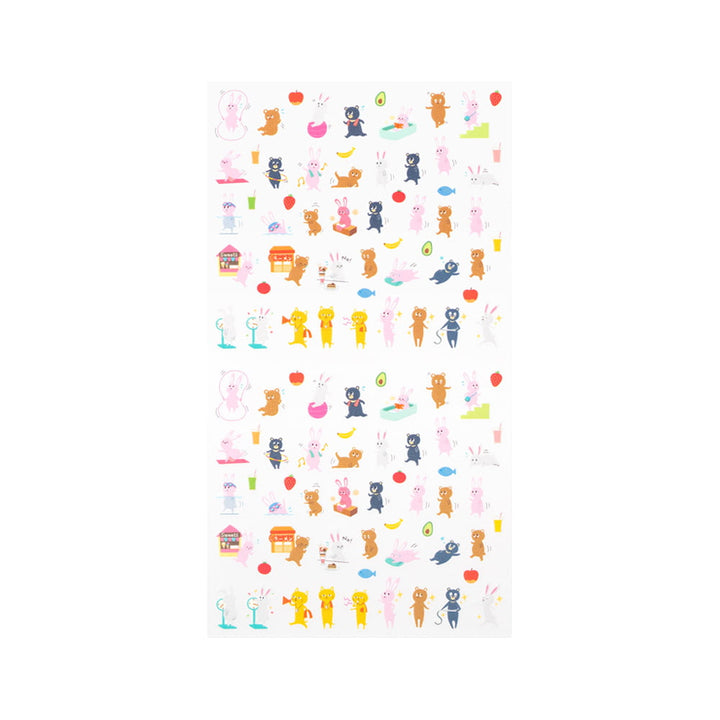 Midori Sticker Sticker Achievement Diet Animals bei Nauli and Stories