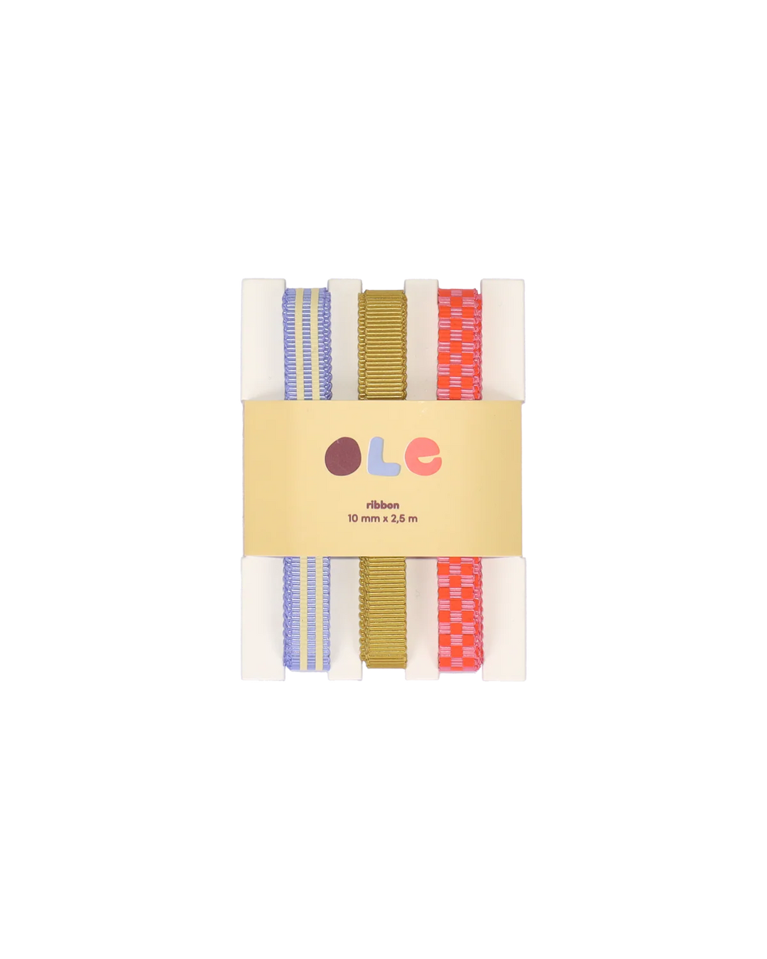 Ole Geschenkverpackung Geschenkband 3-er Set - Schach &amp; Streifen bei Nauli and Stories