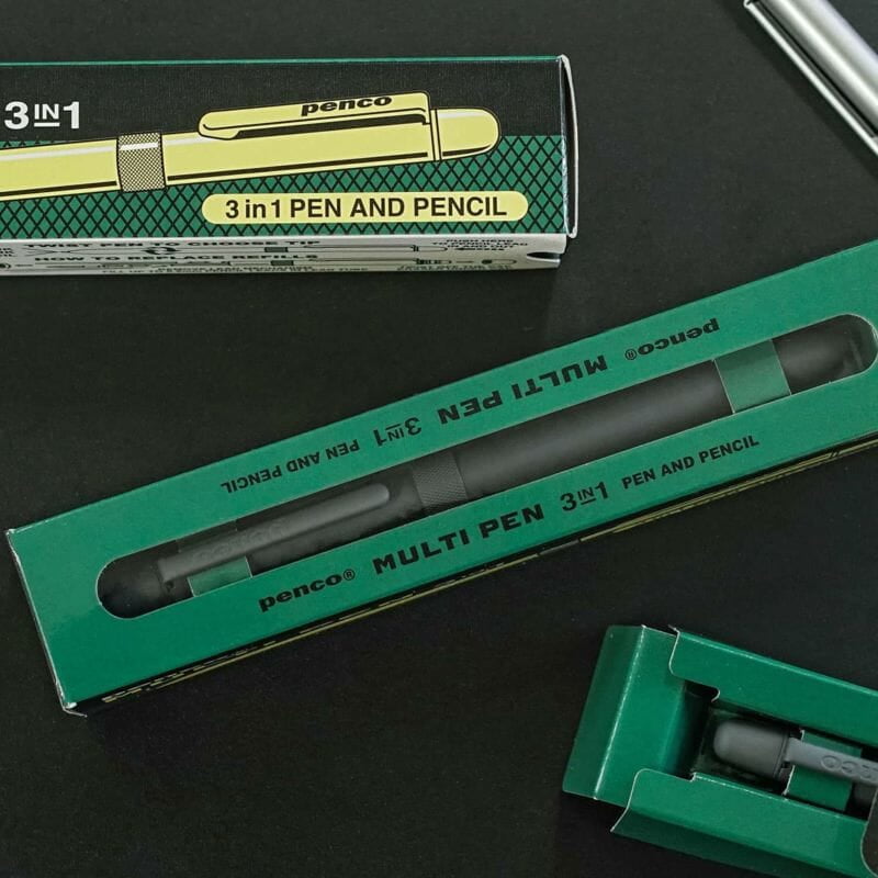 Penco Kugelschreiber Multi Pen - Charcoal Grey bei Nauli and Stories