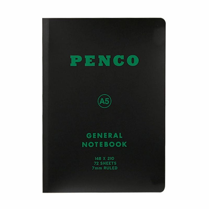 Penco Notizbuch A5 Soft PP Notebook A5 Black - schwarz - ruled | liniertes Notizbuch bei Nauli and Stories