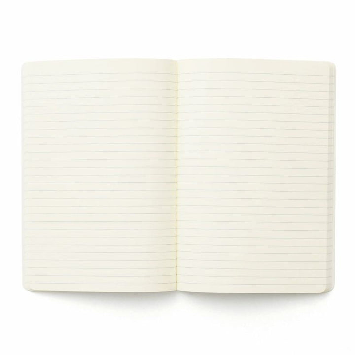 Penco Notizbuch A5 Soft PP Notebook A5 Black - weiß - ruled | liniertes Notizbuch bei Nauli and Stories