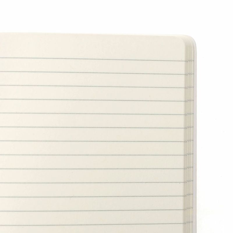 Penco Notizbuch A5 Soft PP Notebook A5 Black - weiß - ruled | liniertes Notizbuch bei Nauli and Stories