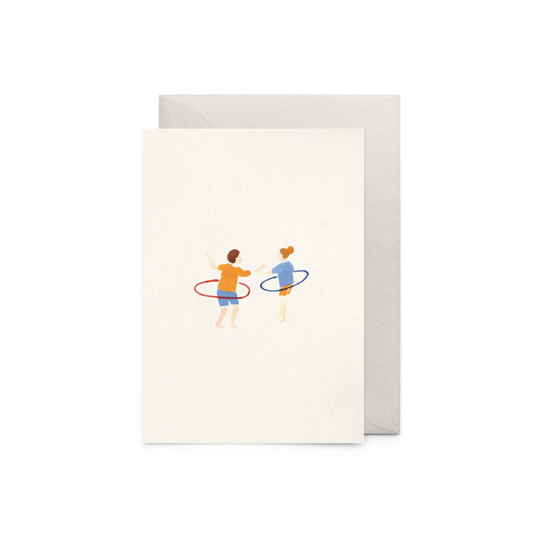 Petit Gramme Grußkarte Grußkarte | Hula Hoop bei Nauli and Stories