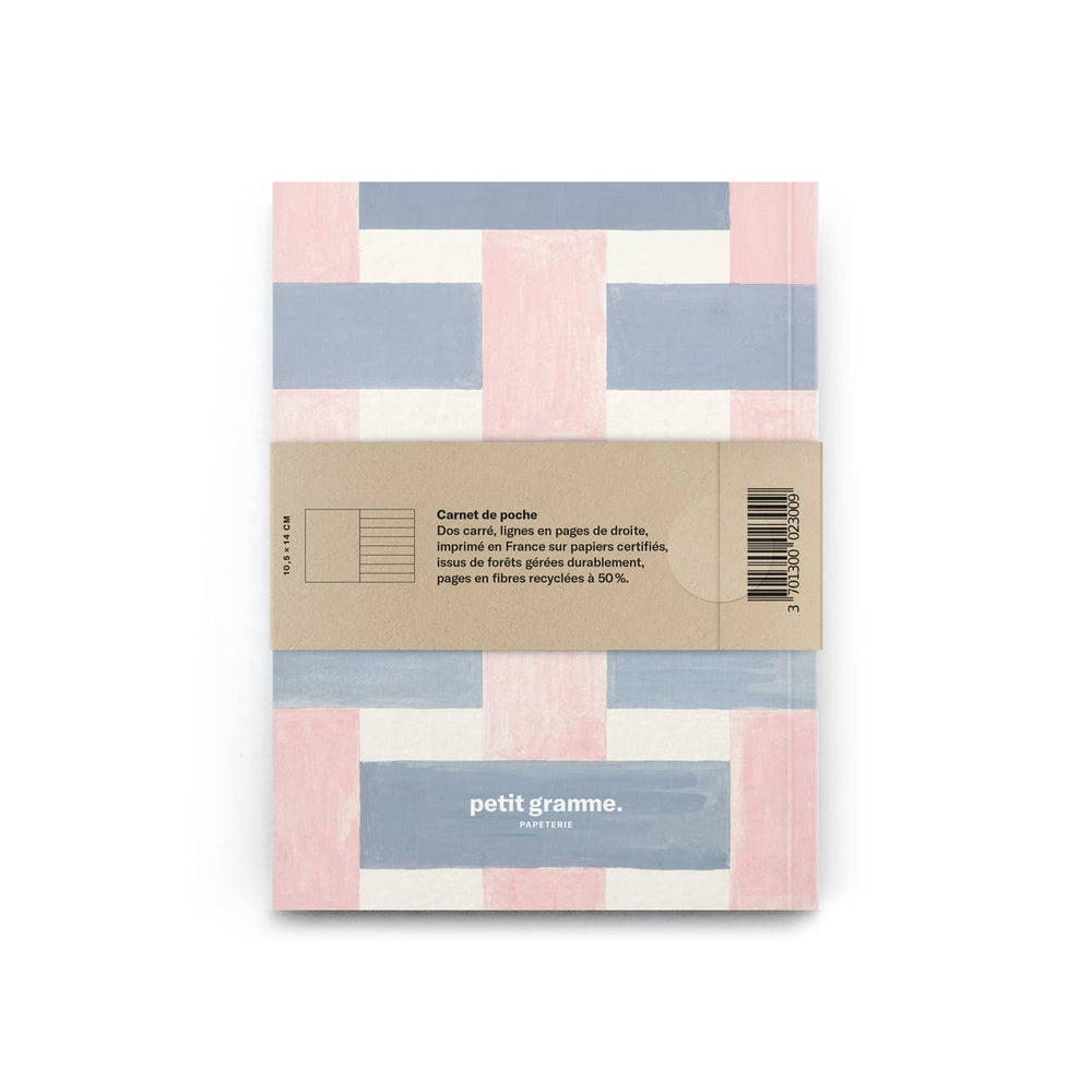 Petit Gramme Notizbuch Taschennotizbuch mit pinkem Rahmen bei Nauli and Stories