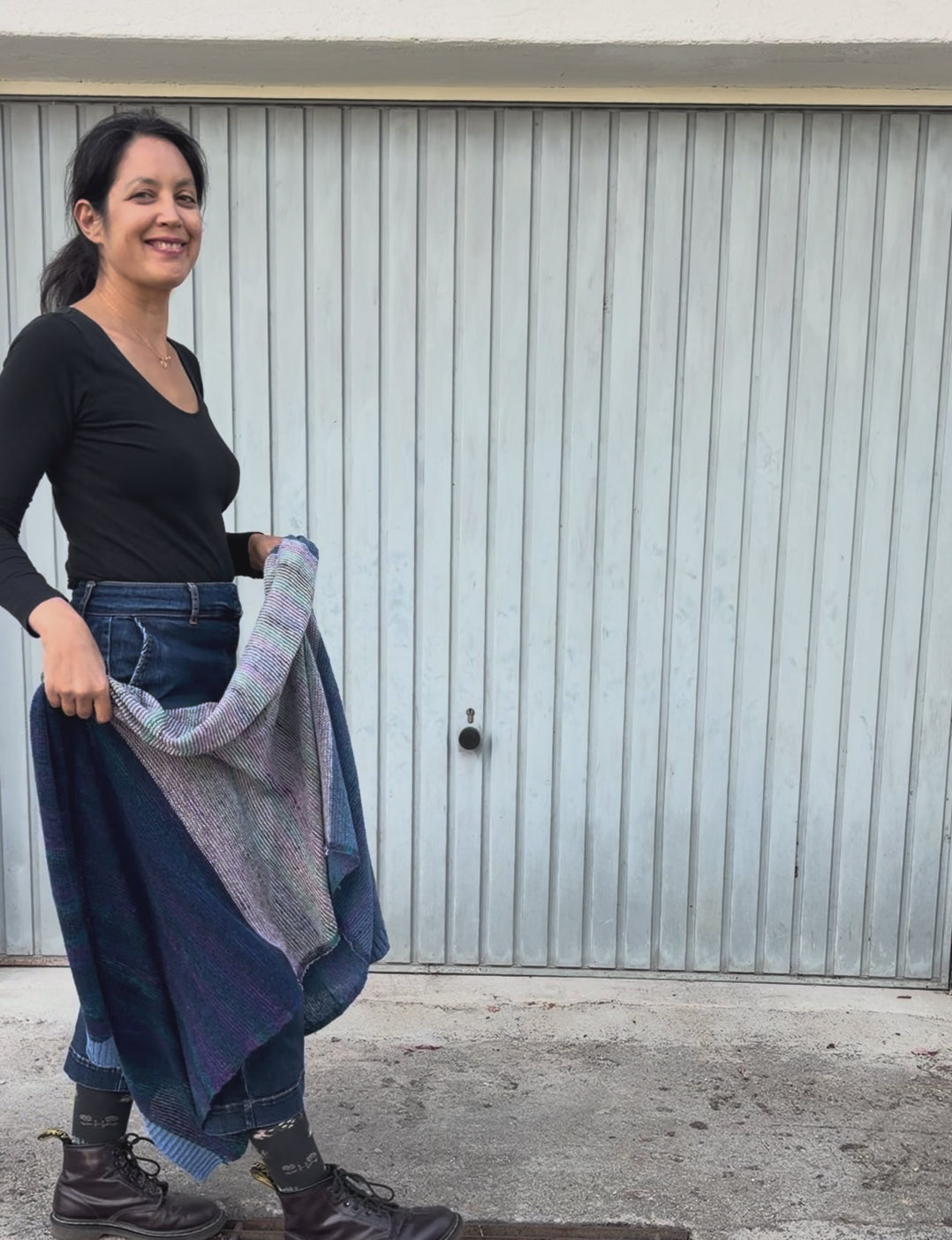 Treeline Wrap | Classic | breiter Schal aus Lammwolle und Kid Mohair