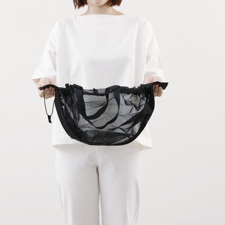 Shupatto Einkaufstasche Shupatto Mesh Bag 25L – Black bei Nauli and Stories