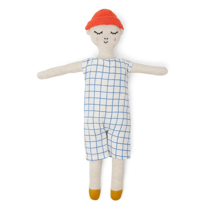Sophie Home Puppe Cotton Knit Stuffed Soft Toy Doll: Buddy Grid bei Nauli and Stories