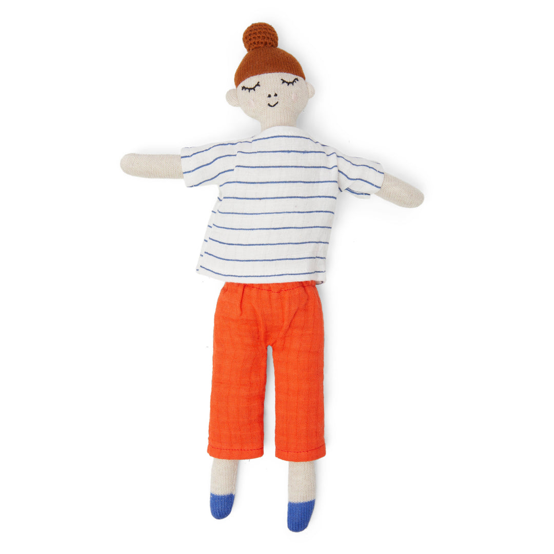 Sophie Home Puppe Cotton Knit Stuffed Soft Toy Doll: Buddy Red bei Nauli and Stories