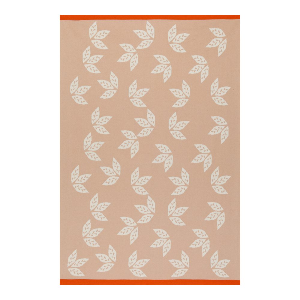 Sophie Home Babydecke Babydecke aus Baumwolle, wendbar, Blatt: Rosa bei Nauli and Stories