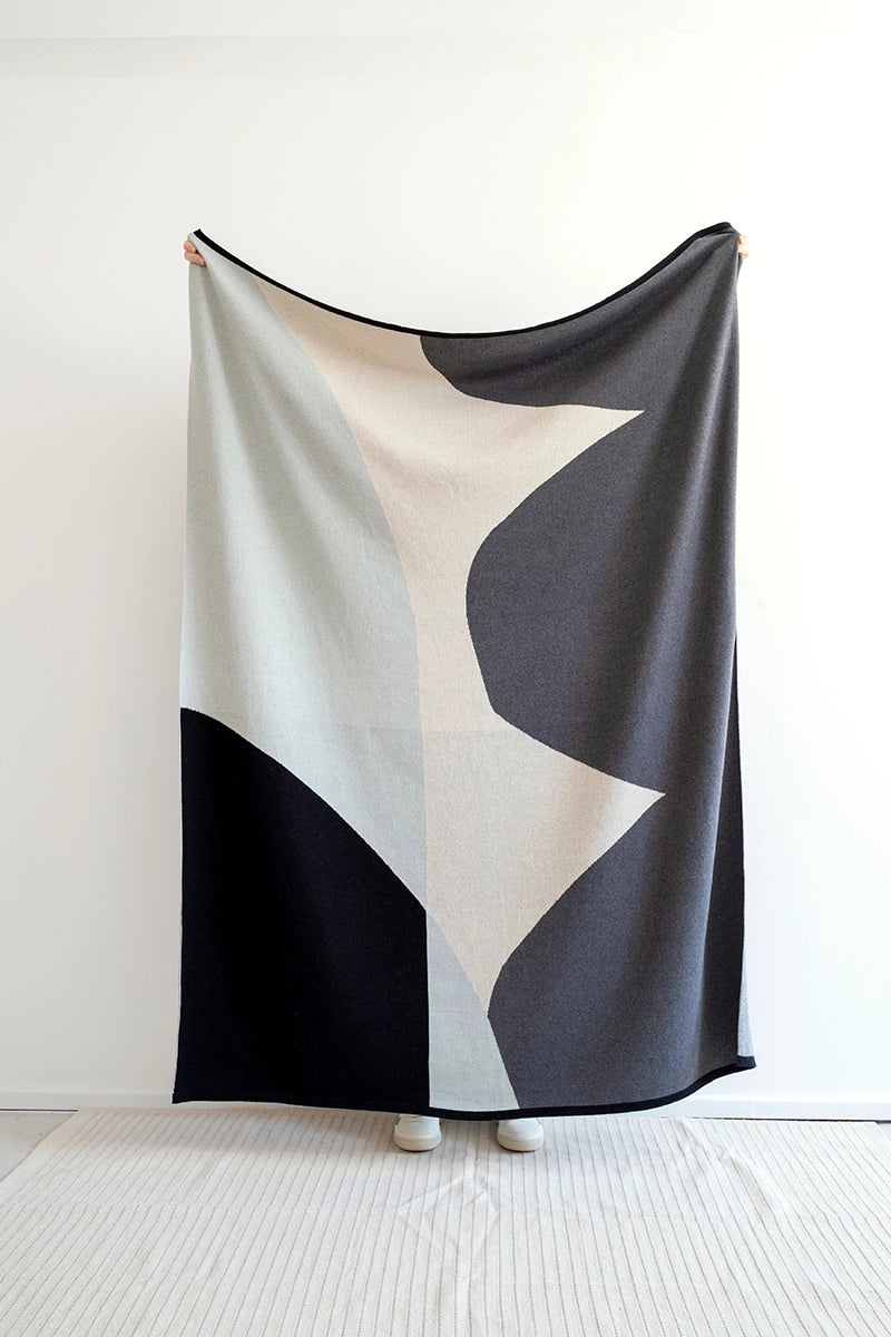 Sophie Home Sofadecke Sofadecke aus Baumwolle - Stille Aqua bei Nauli and Stories