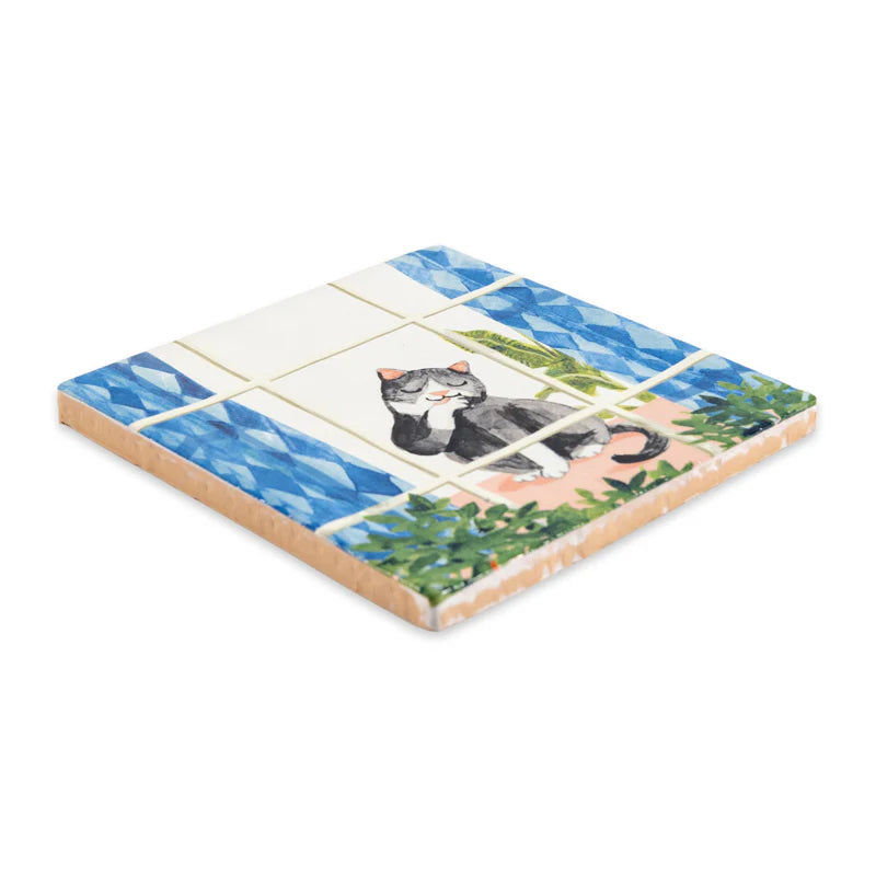StoryTiles StoryTiles 10x10cm Cosy cat - StoryTiles - 10x10cm bei Nauli and Stories