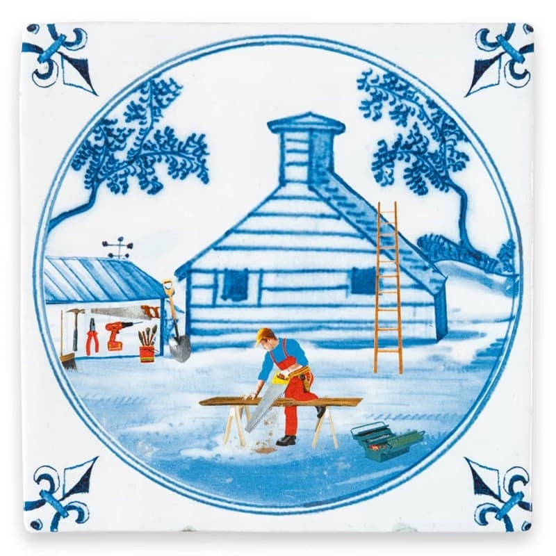 StoryTiles StoryTiles 10x10cm Handyman - Handwerker  - StoryTiles bei Nauli and Stories