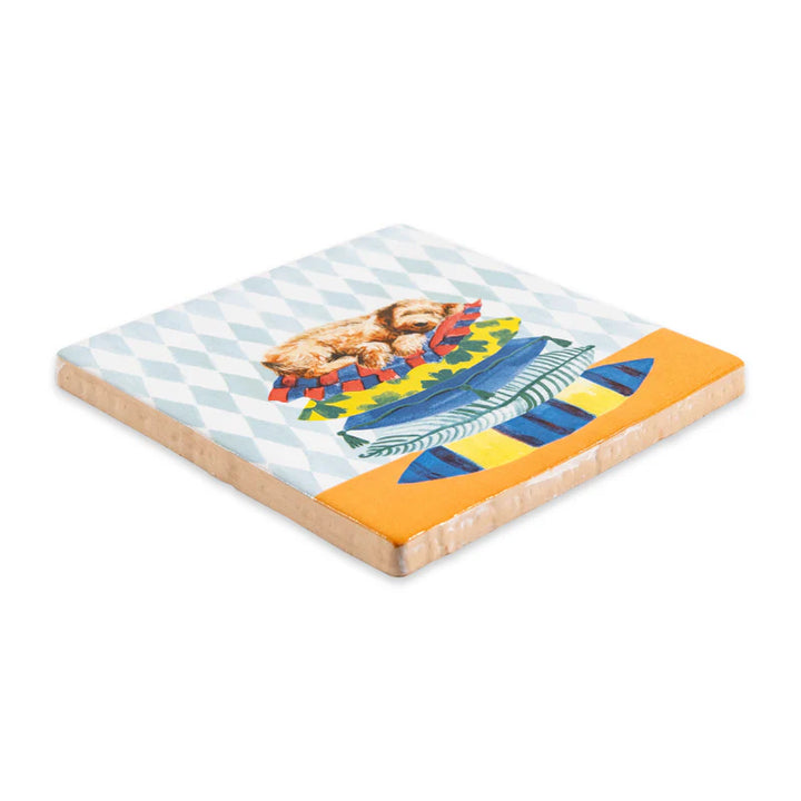 StoryTiles StoryTiles 10x10cm Sleepy dog - StoryTiles - 10x10cm bei Nauli and Stories
