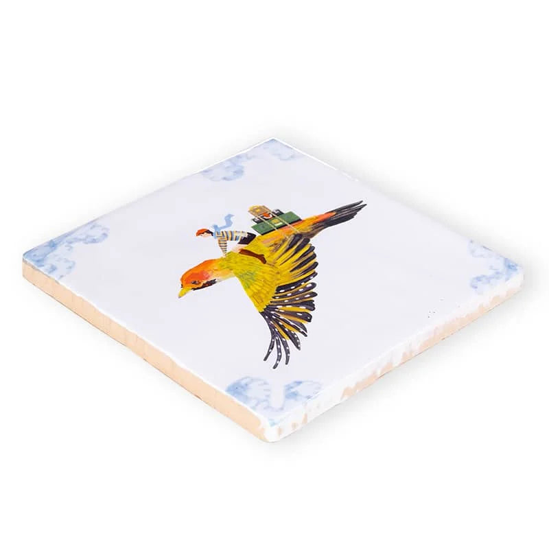 StoryTiles StoryTiles 10x10cm Travelling Bird - StoryTiles bei Nauli and Stories