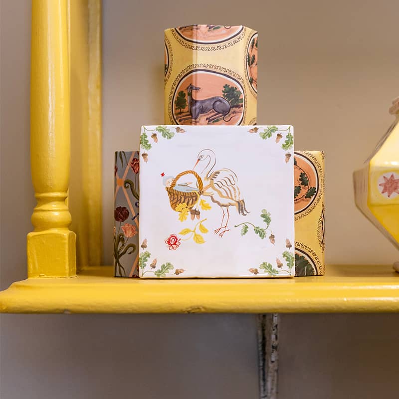 StoryTiles StoryTiles 10x10cm Welcome Lovely Baby- StoryTiles bei Nauli and Stories
