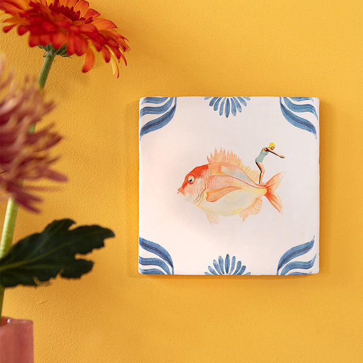 StoryTiles StoryTiles 20x20cm Dive fearlessly - StoryTiles - 20x20cm StoryTiles Large bei Nauli and Stories