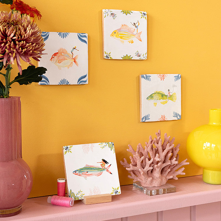 StoryTiles StoryTiles 20x20cm Dive fearlessly - StoryTiles - 20x20cm StoryTiles Large bei Nauli and Stories