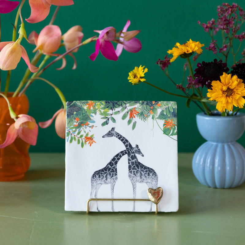 StoryTiles StoryTiles 10x10cm Always by my side - Giraffen - StoryTiles bei Nauli and Stories
