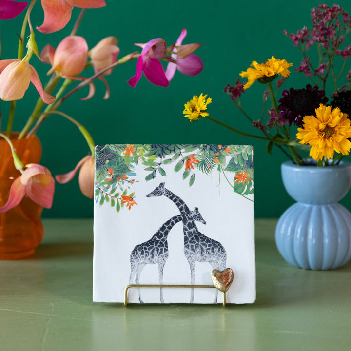 StoryTiles StoryTiles 10x10cm Always by my side - Giraffen - StoryTiles bei Nauli and Stories