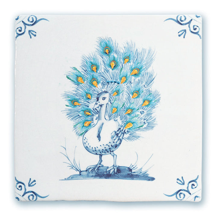 StoryTiles StoryTiles 13x13cm Fierce and Proud - Pfau - Medium -  StoryTiles bei Nauli and Stories