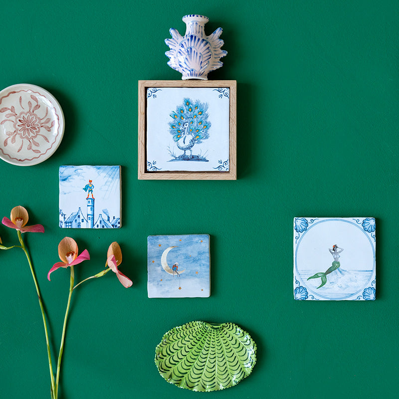 StoryTiles StoryTiles 10x10cm Fierce and Proud - Pfau - StoryTiles bei Nauli and Stories