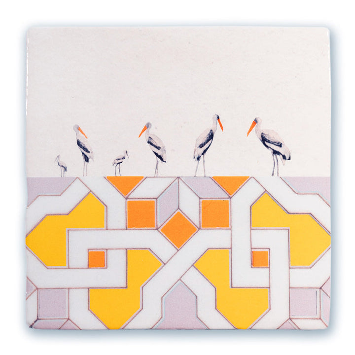 StoryTiles StoryTiles 13x13cm Birds Meeting - Medium - StoryTiles bei Nauli and Stories