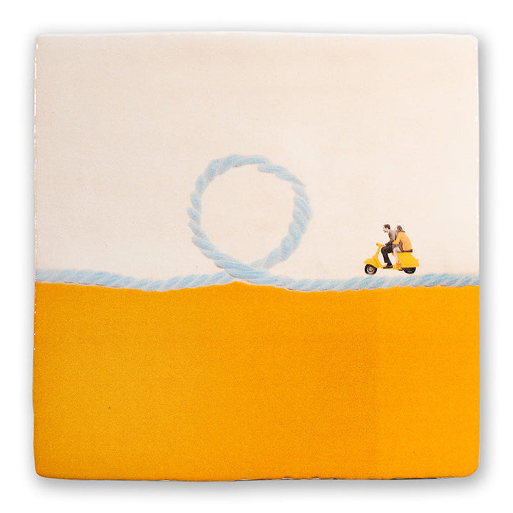 StoryTiles StoryTiles 13x13cm Hop On - Motorroller - Medium -  StoryTiles bei Nauli and Stories