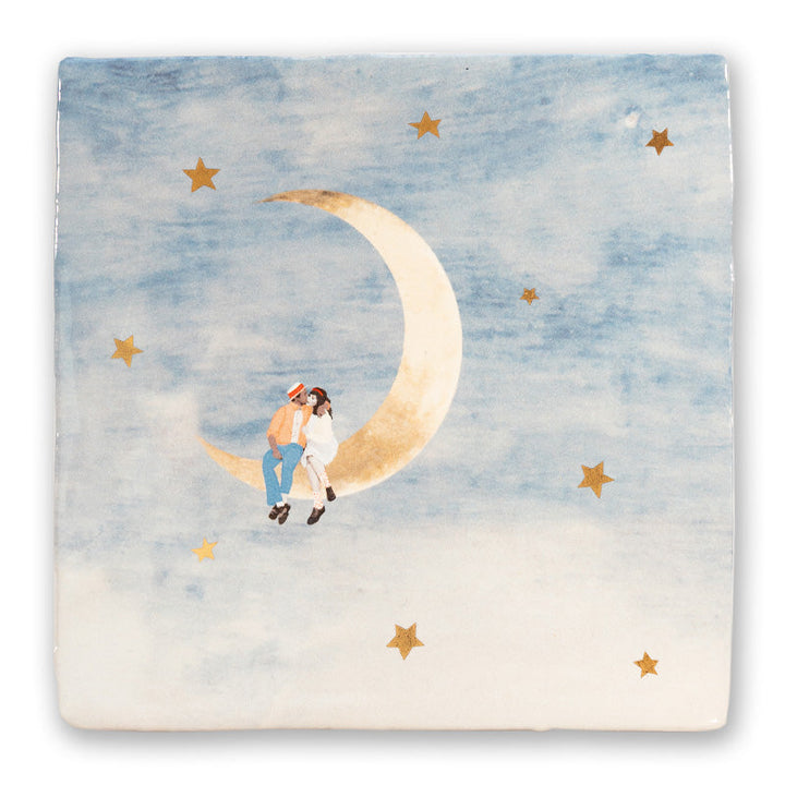 StoryTiles StoryTiles 13x13cm To the Moon and back - Medium - StoryTiles bei Nauli and Stories