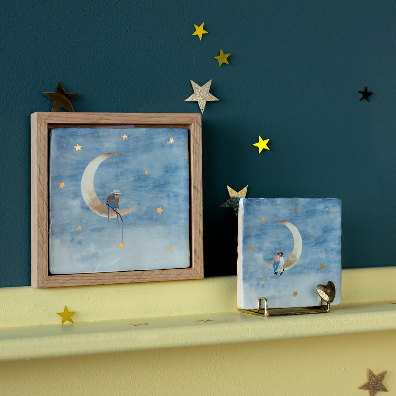 StoryTiles StoryTiles 13x13cm To the Moon and back - Medium - StoryTiles bei Nauli and Stories