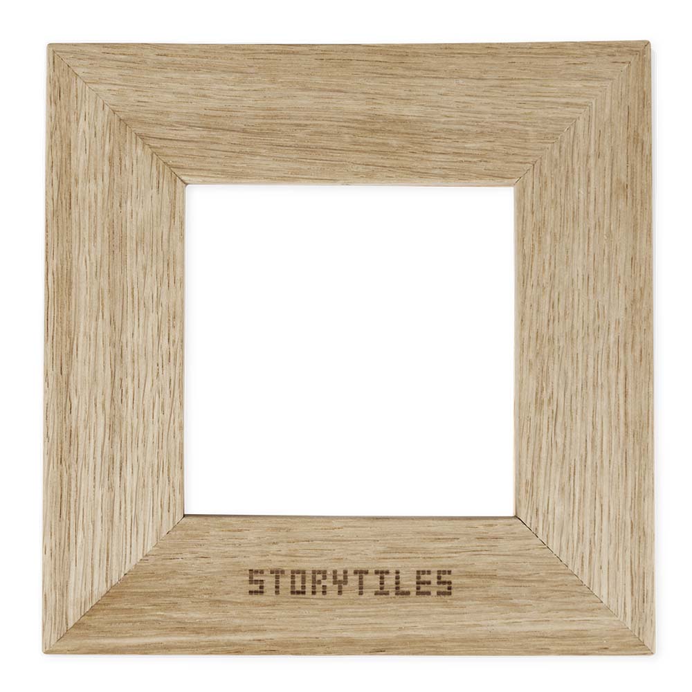 StoryTiles StoryTiles Rahmen &amp; Ständer StoryTiles Rahmen aus Eiche für Fliesen der Größe 13x13cm - Medium bei Nauli and Stories