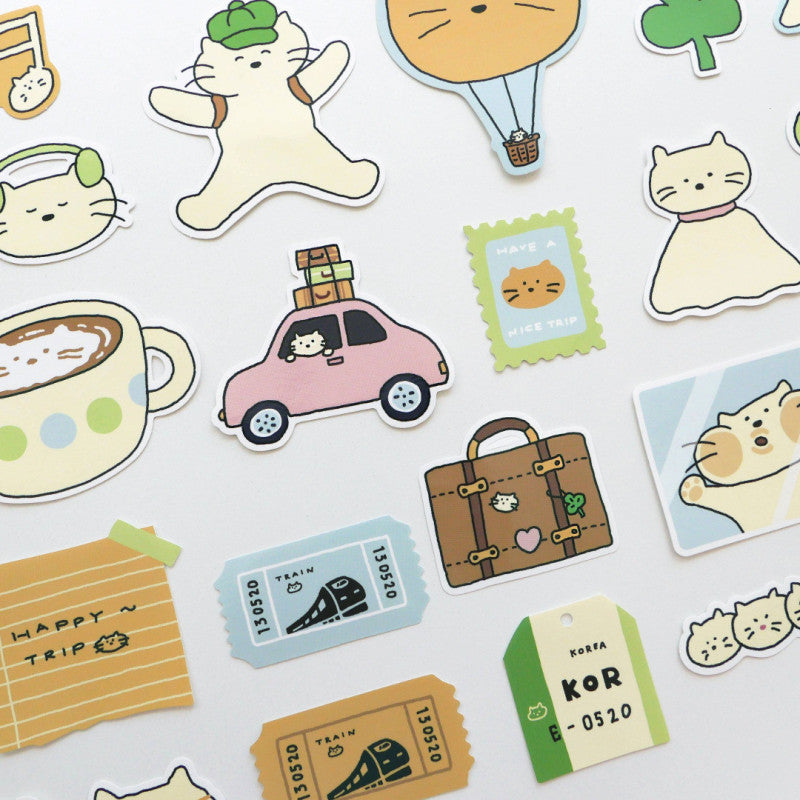 Suatelier Aufkleber TRAVEL, SUATELIER / cat&