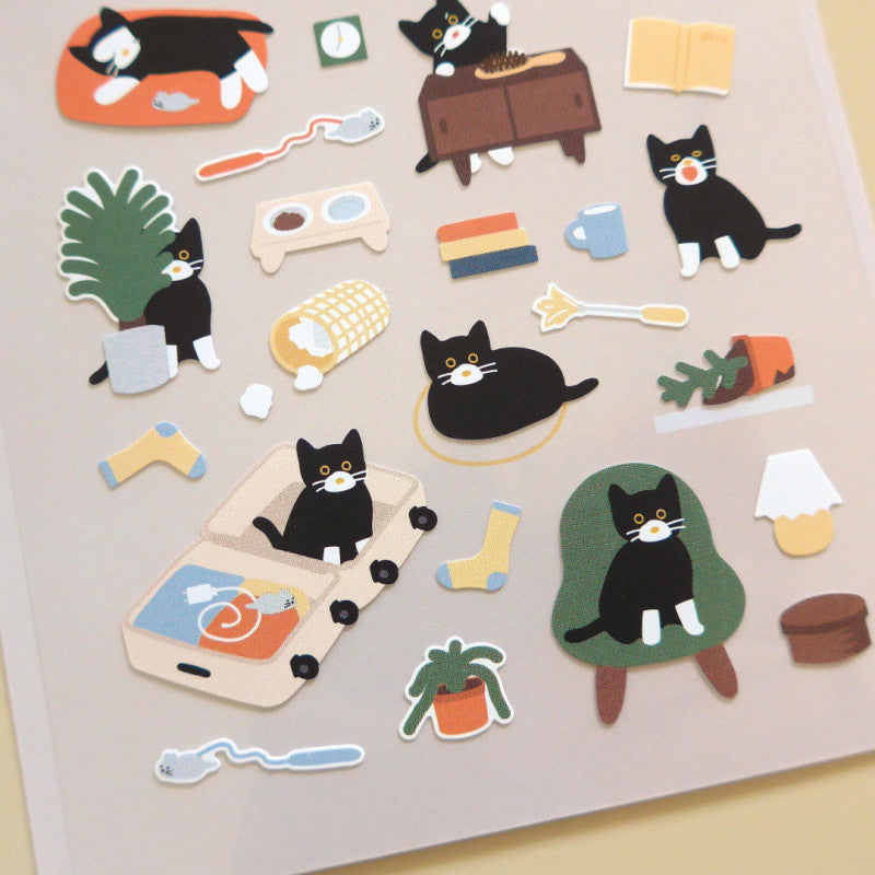 Suatelier Sticker Katzen Sticker cat's catch! – Suatelier Daily Deco bei Nauli and Stories
