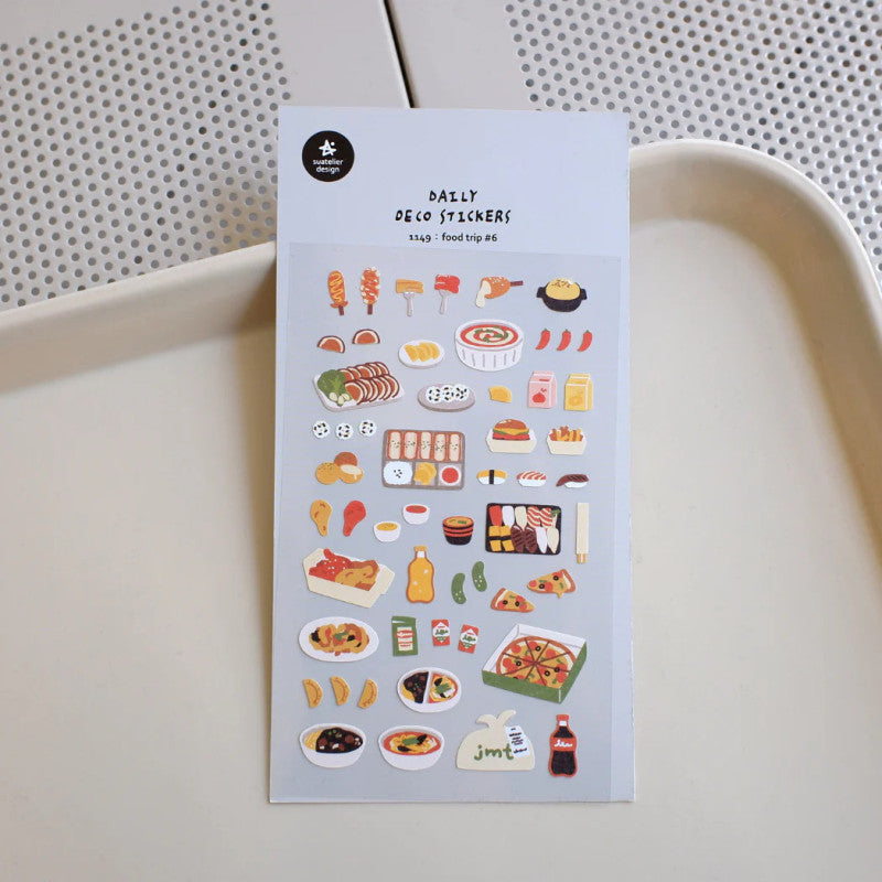 Suatelier Sticker Street Food Sticker food trip #6 – Suatelier Daily Deco bei Nauli and Stories