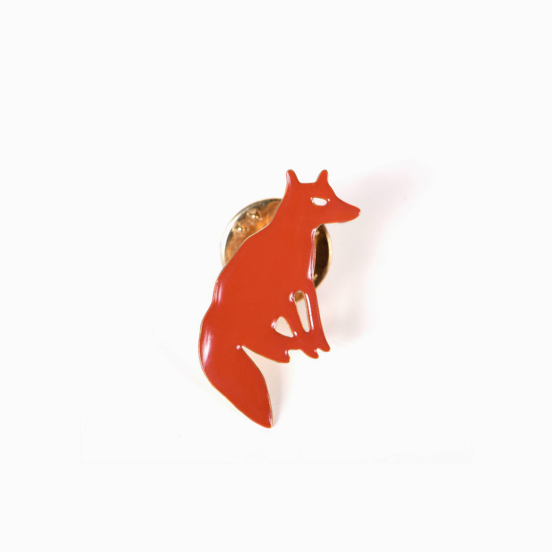 Titlee Brosche FERGUS Fuchs - emaillierter Pin bei Nauli and Stories