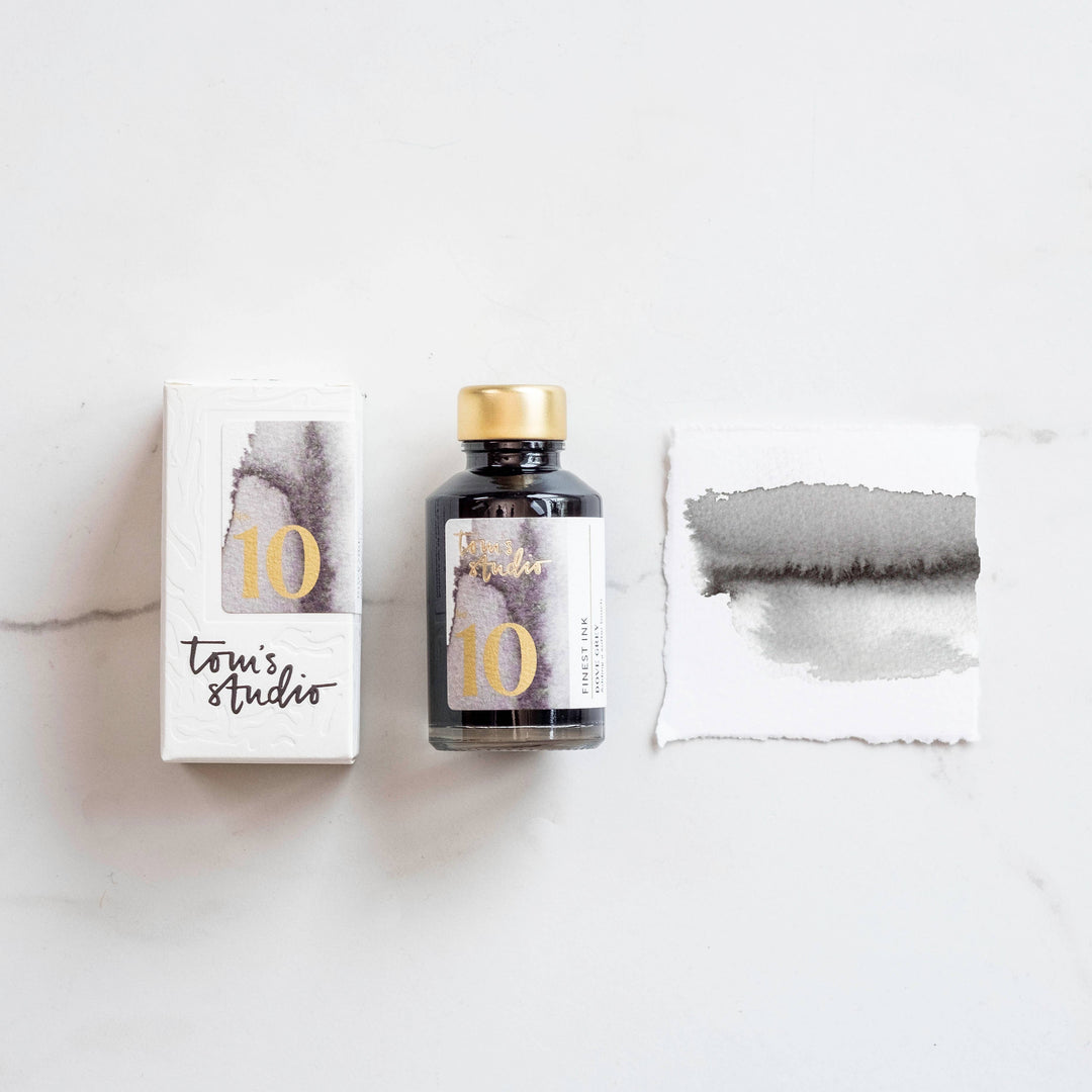 Tom's Studio Füllertinte Fountain Pen Ink -10 - Taubengrau bei Nauli and Stories