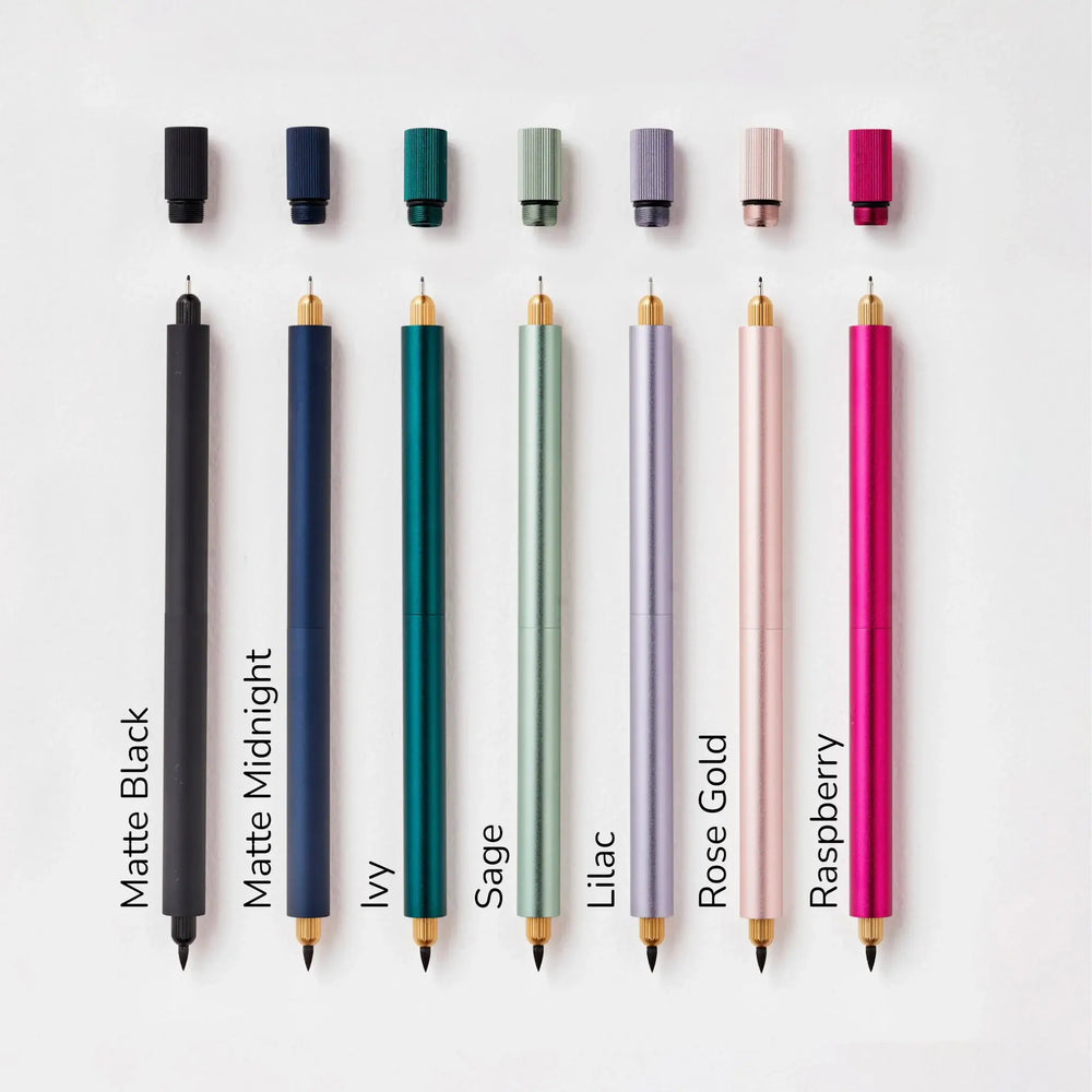 Tom's Studio Fineliner Lumos Pro - Refillable Multi-Tip Pen: Midnight / Duo Tip bei Nauli and Stories