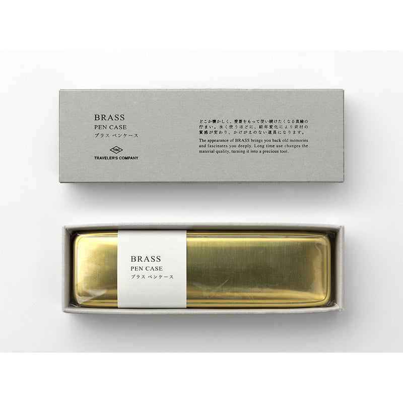 Traveler's Company Federmäppchen TRC Brass Pencase Solid Brass bei Nauli and Stories