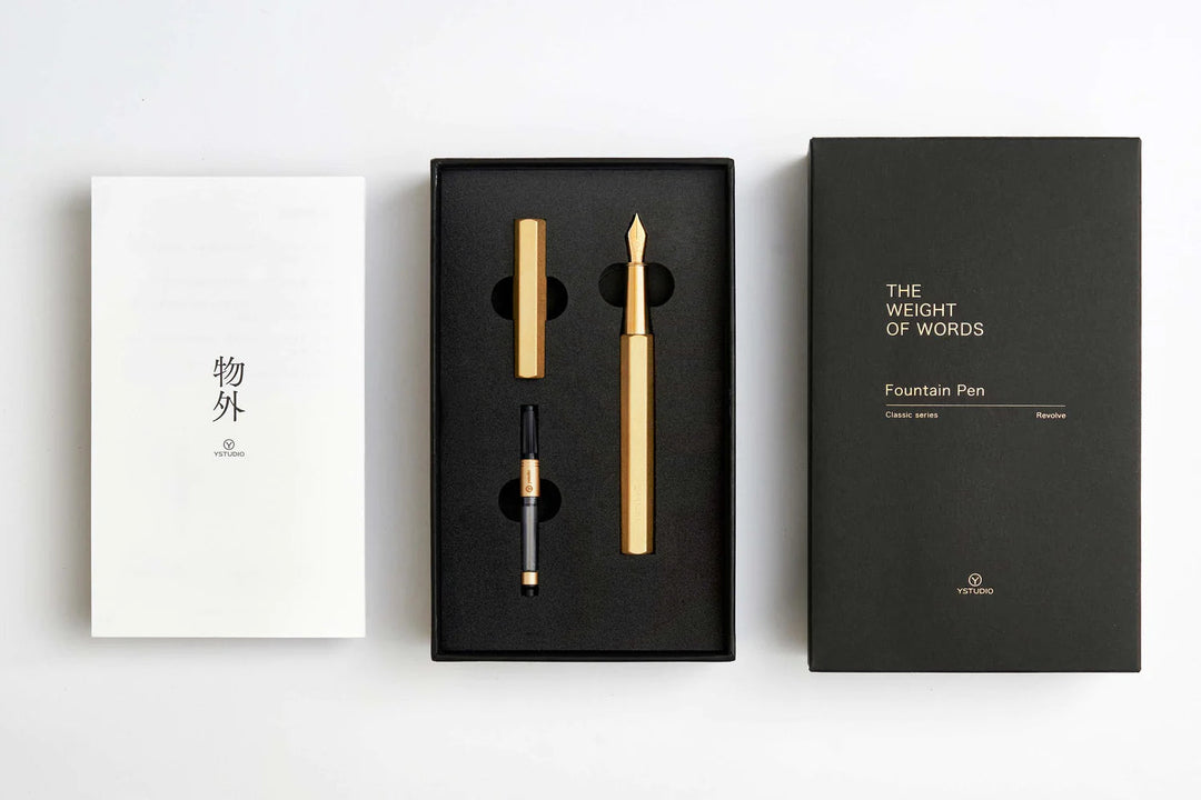 YStudio Füller Classic Revolve Fountain Pen green bei Nauli and Stories