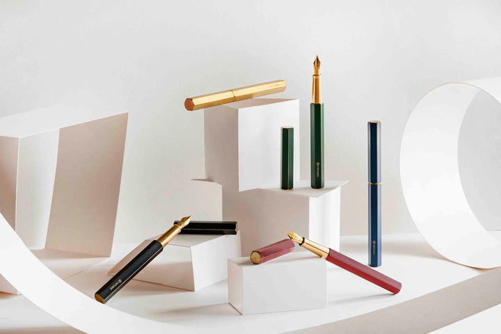 YStudio Füller Classic Revolve Fountain Pen red bei Nauli and Stories