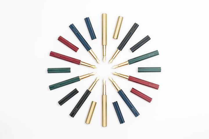 YStudio Füller Classic Revolve Fountain Pen red bei Nauli and Stories
