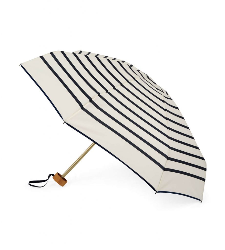 Anatole Paris Regenschirm Regenschirm gestreift - weiß navy blau bei Nauli and Stories
