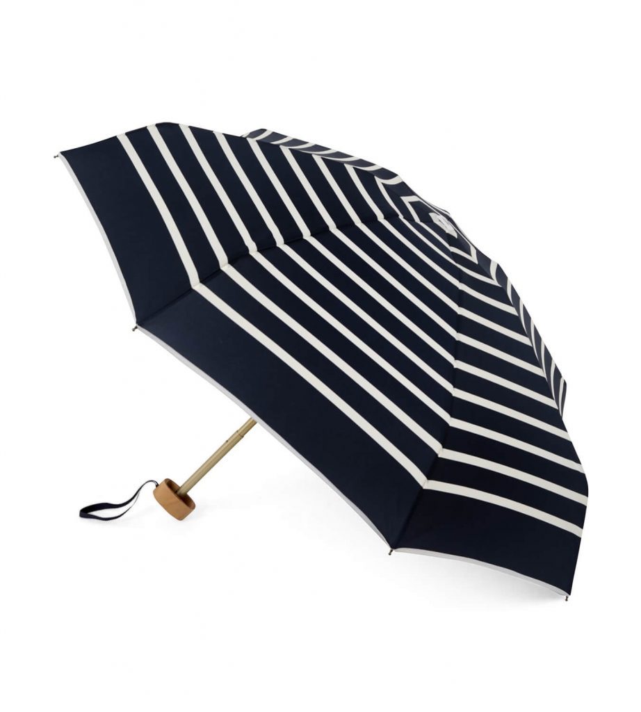 Anatole Paris Regenschirm Regenschirm gestreift - navy blau bei Nauli and Stories