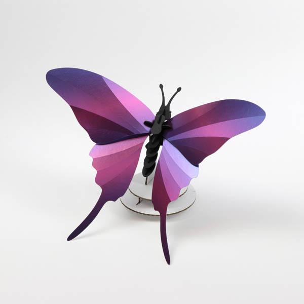 3D-Bastelset DIY-Set DIY - Bastelset -  Swordtail pink bei Nauli and Stories
