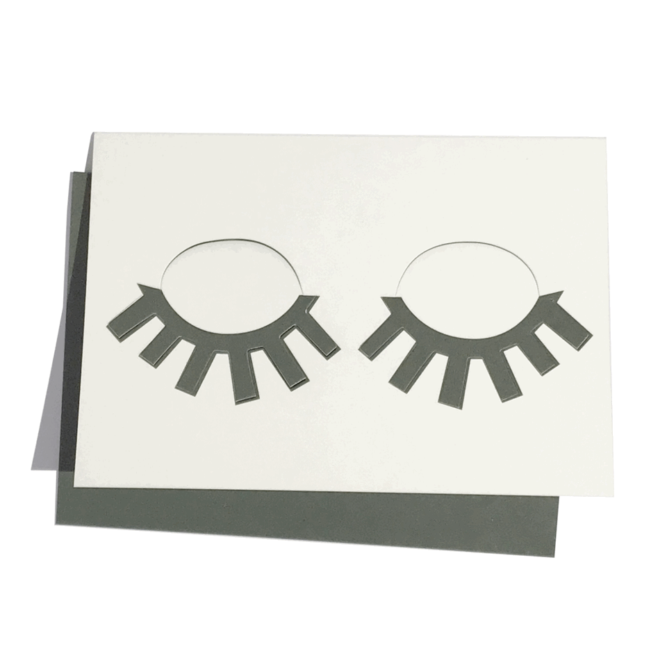 cut &amp; make Grußkarte Augen Pop Up Karte bei Nauli and Stories