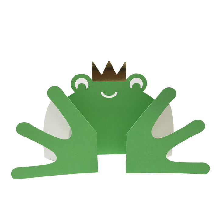 cut &amp; make Tier Froschkönig Pop Up Karte bei Nauli and Stories