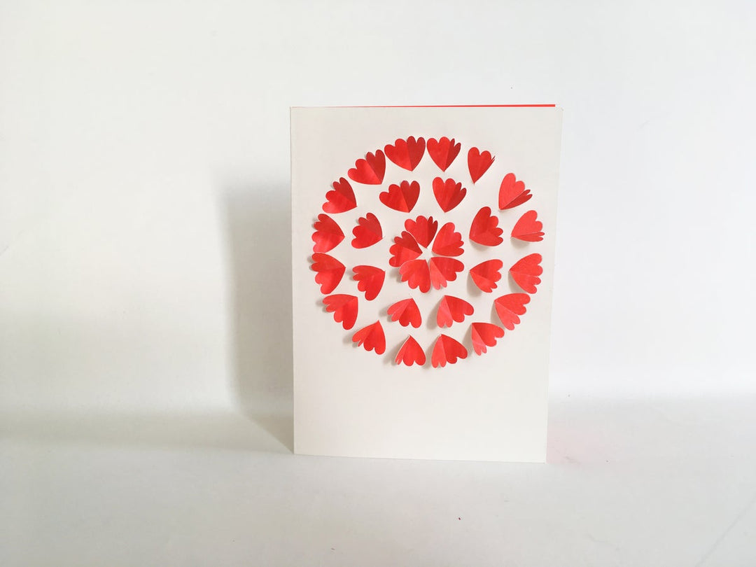 cut & make Hochzeit Herzen -  Pop Up Karte bei Nauli and Stories